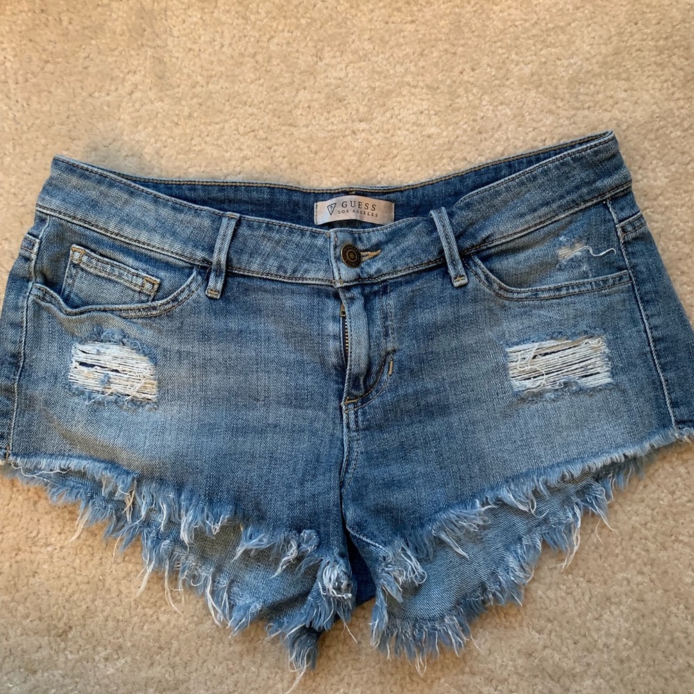 GUESS Jean shorts! Light jean -Size 27